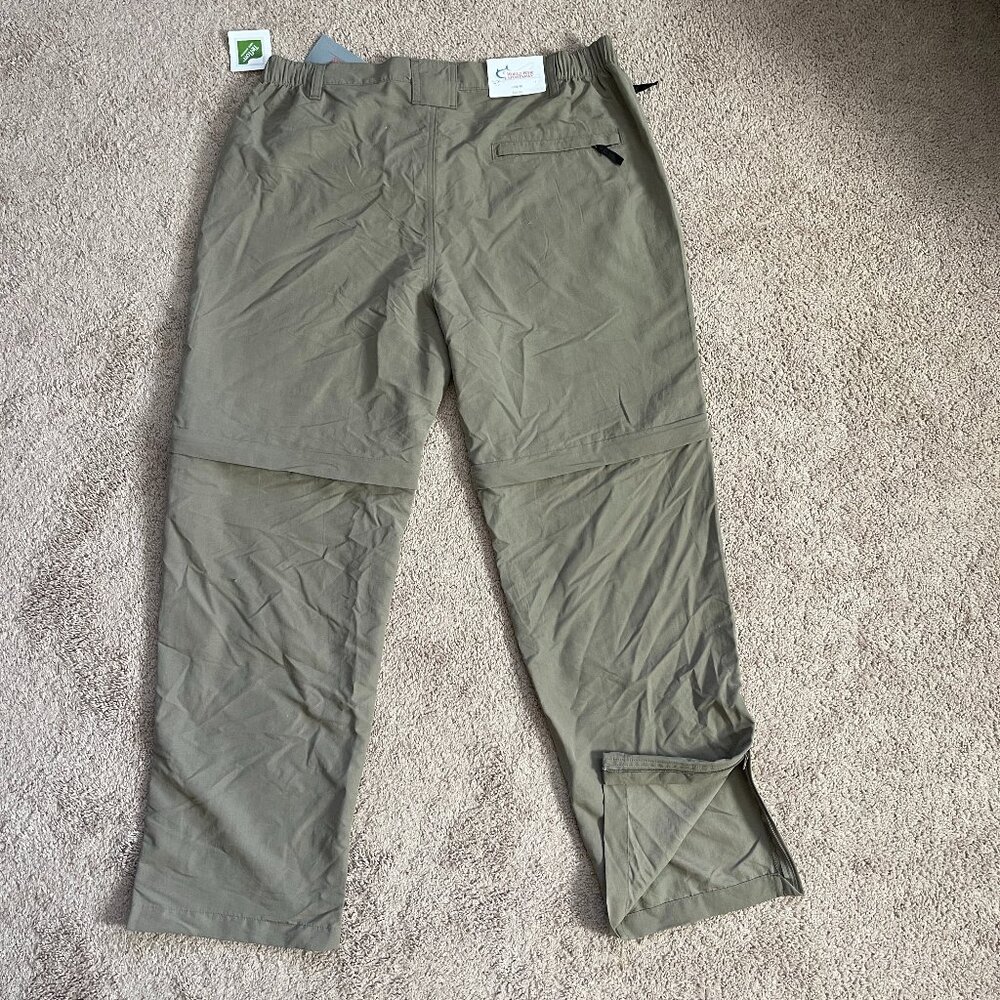 NWT Worldwide Sportsman Hybrid II Convertible Fishing Outdoor Nylon Pants 30x30
